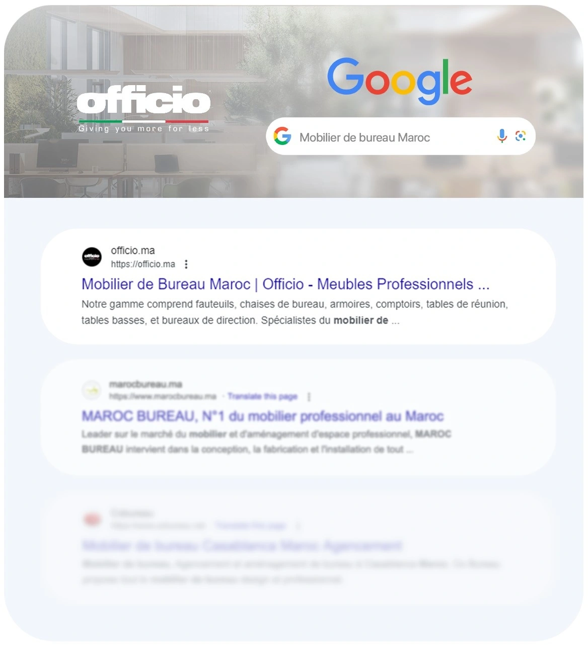 résultat seo maroc