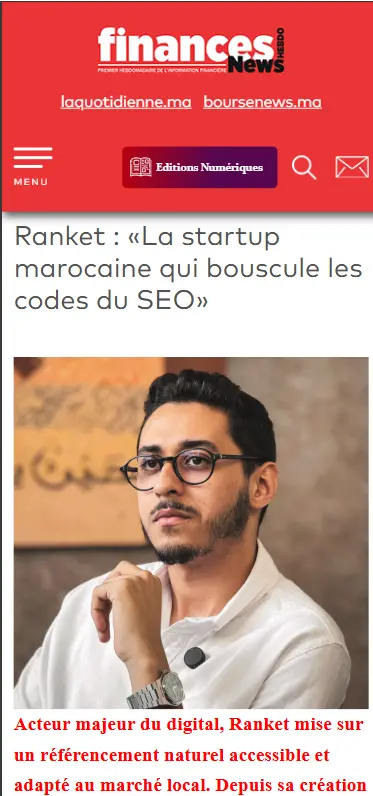 Jalal Asfaj - Fondateur de Ranket